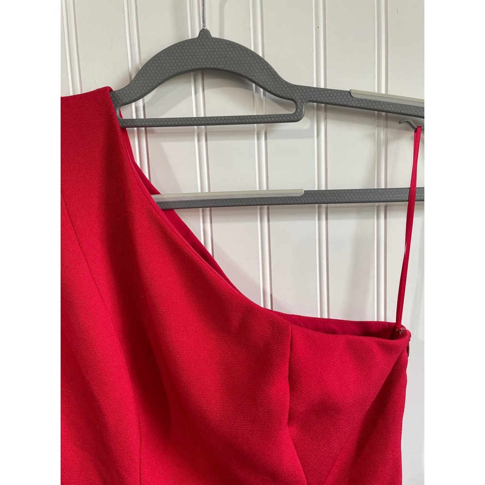 KEEPSAKE the Label One-Shoulder Red Ruffle Dress - Picture 2 of 13